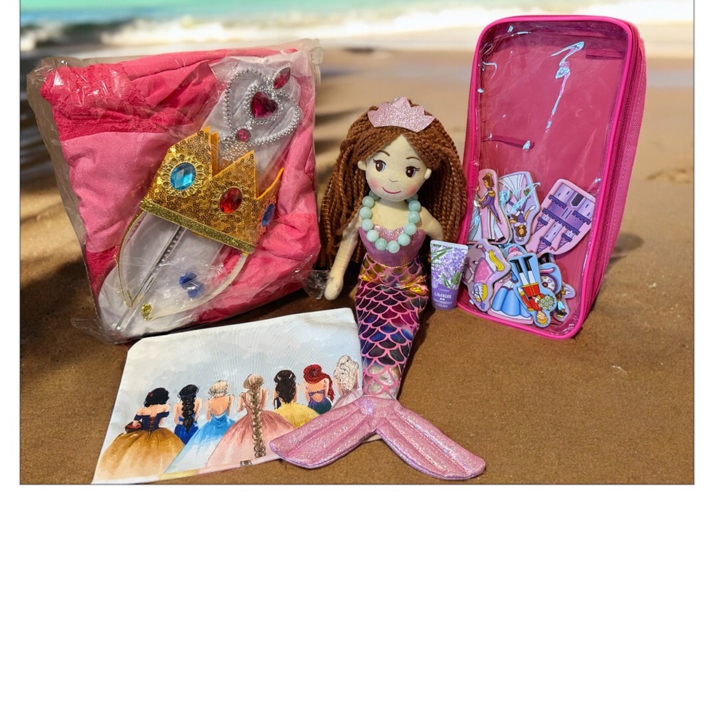 Mermaid Princess Playset with Pink Accessories